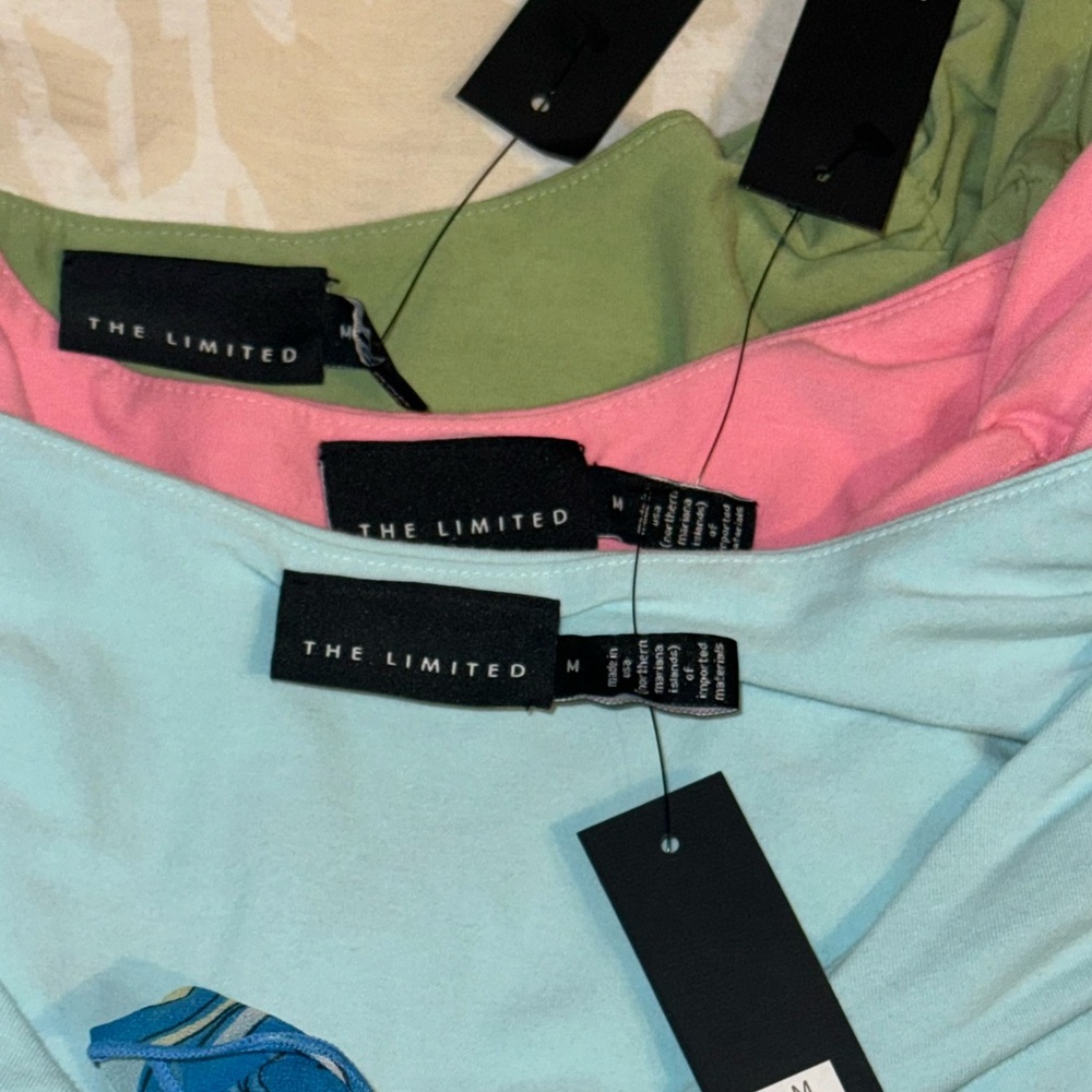 The Limited - Set of Three (3) tops, NWT size Medium.